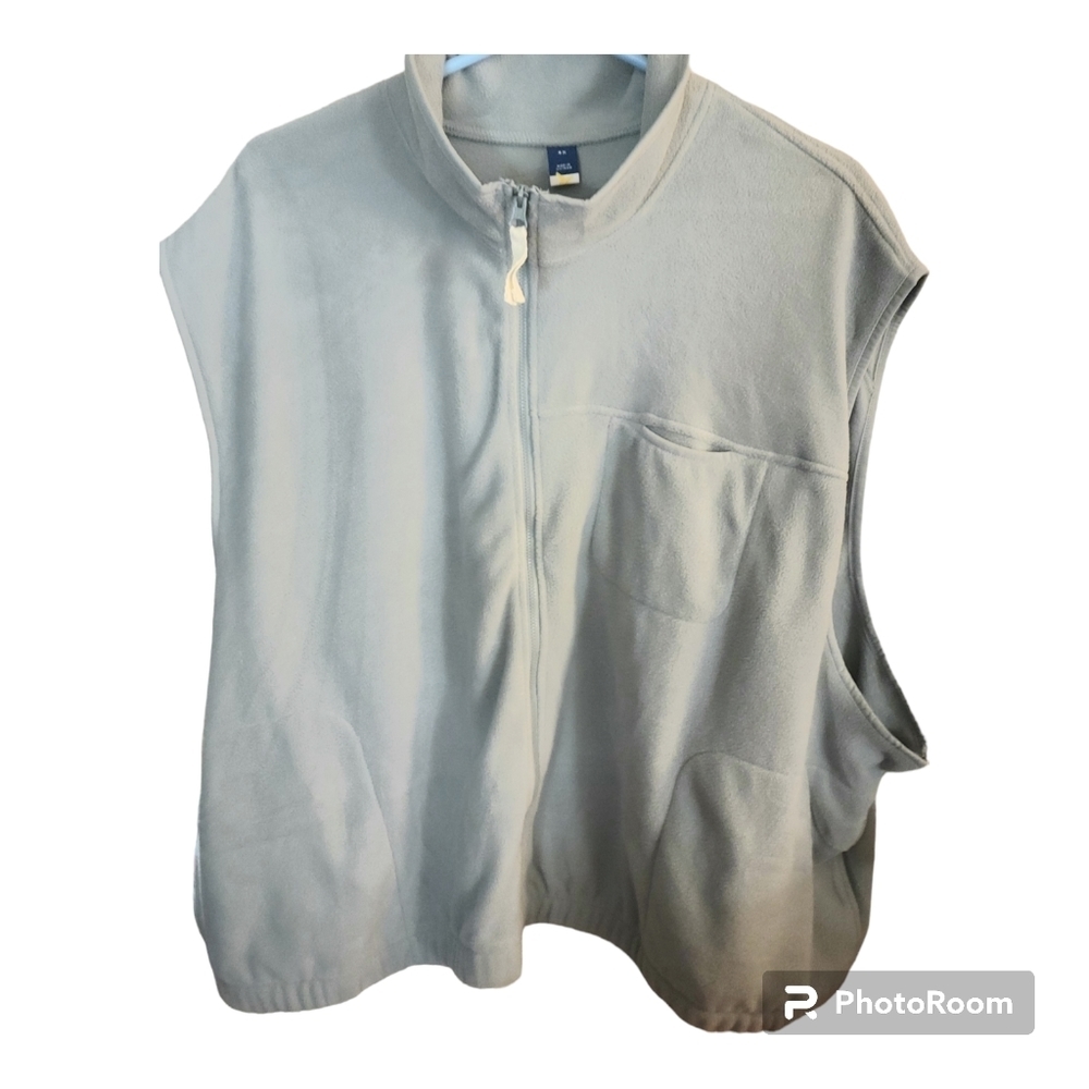 Old Navy Women's  fleece Vest Light Blue 4x NWT